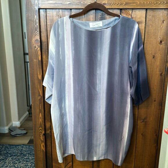 Vintage Susan D’Vincent Hand painted Silk Tunic - Picture 1 of 9